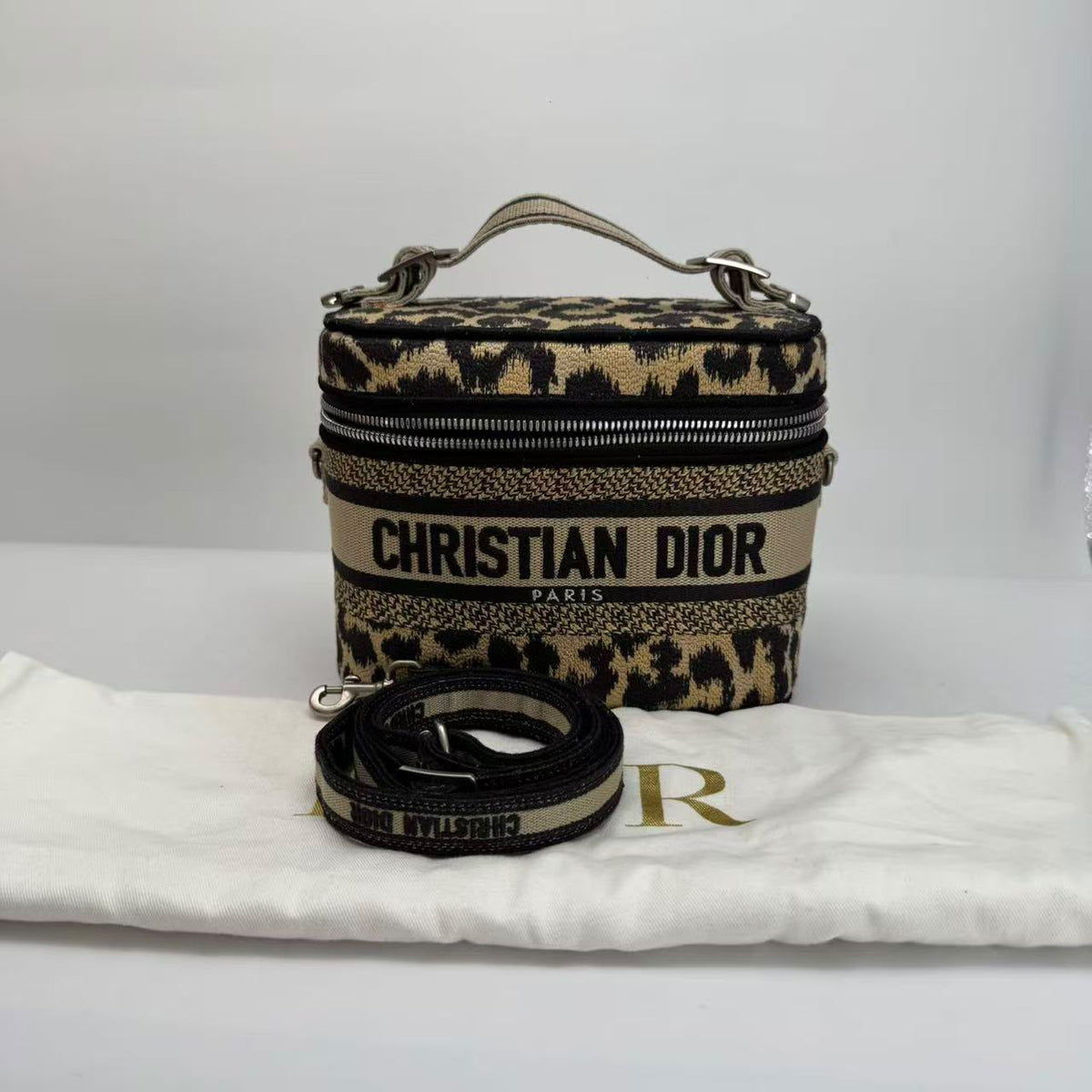 Dior Leopard Print Vanity, Dust Bag