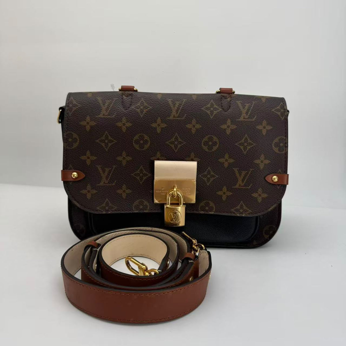 Louis Vuitton Monogram Black Vaugirard Crossbody