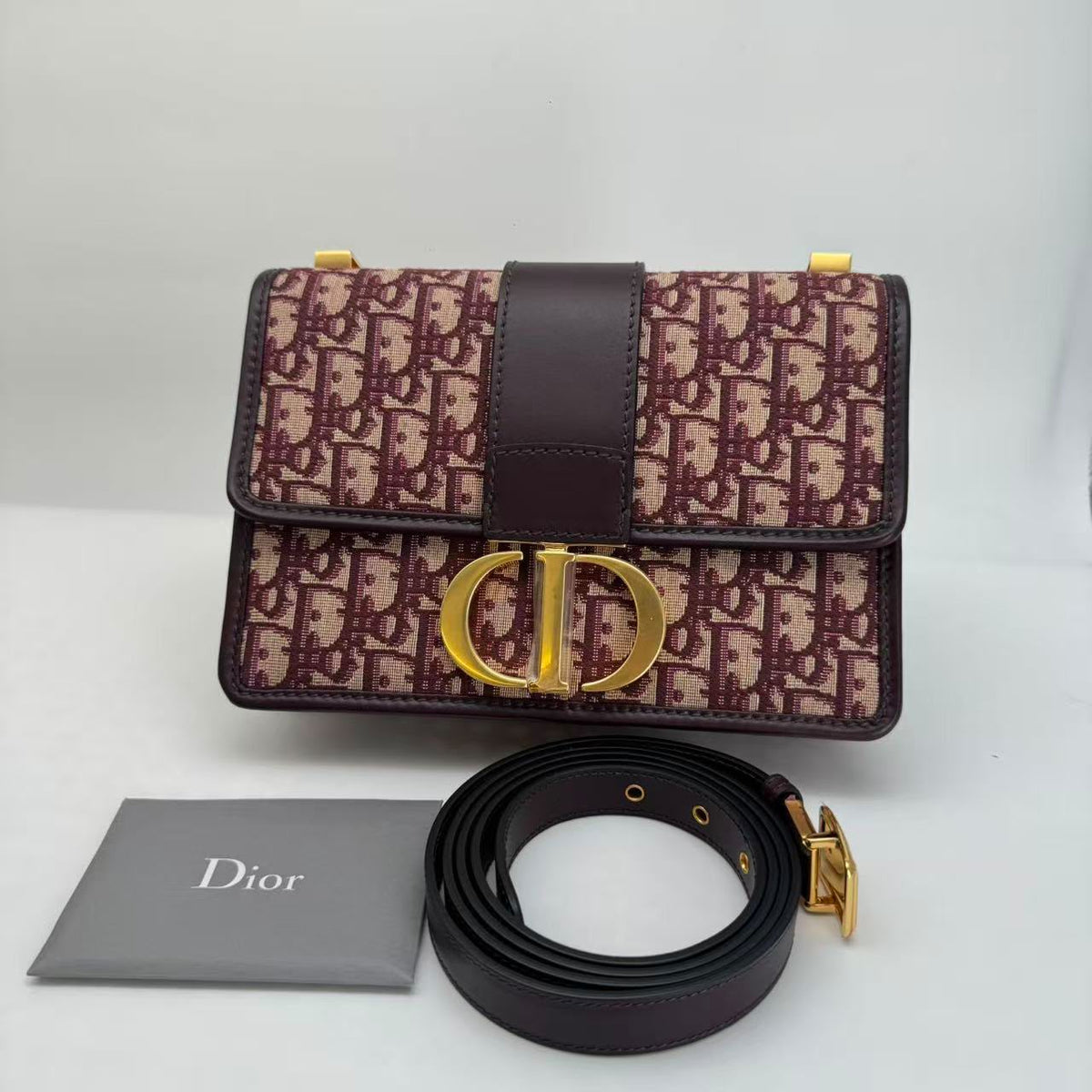 Dior Burgundy Oblique 30 Montaigne, Booklet