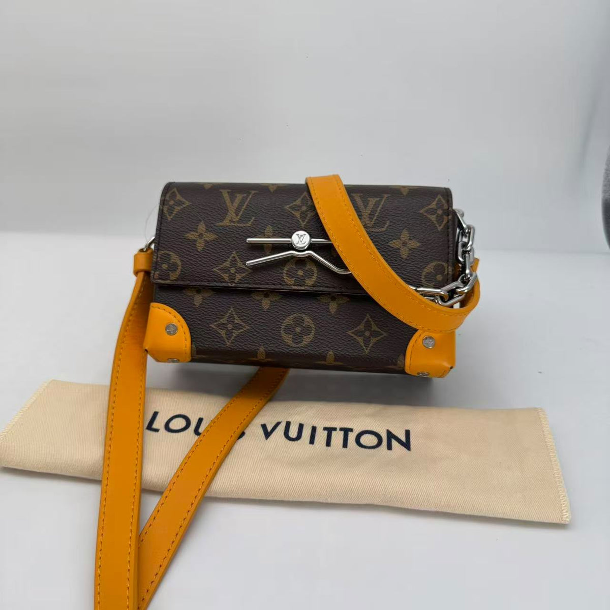 Louis Vuitton Monogram Leather Steamer Wearable Crossbody, Dust Bag
