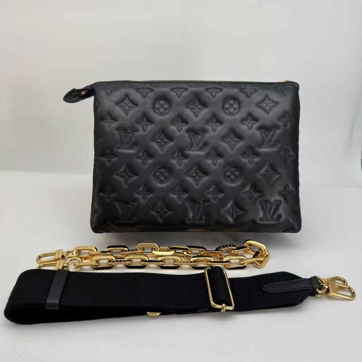 Louis Vuitton Black Coussin PM