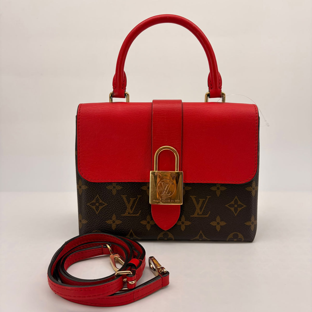 Louis Vuitton Monogram Red Locky BB