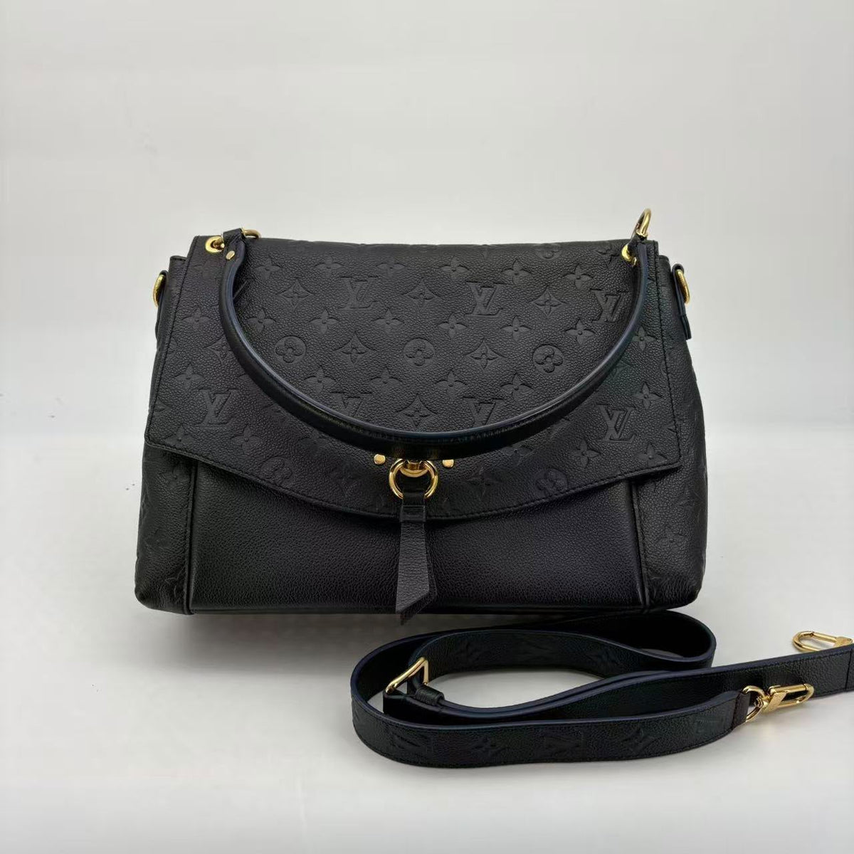 Louis Vuitton Black Empreinte Blanche BB