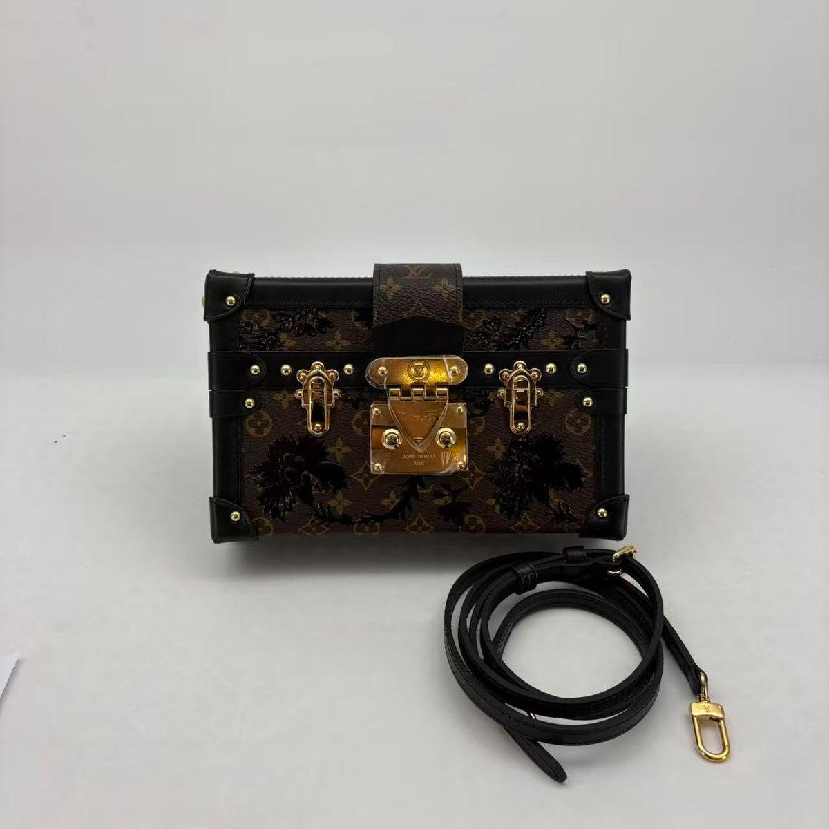 Louis Vuitton Limited Edition Black Monogram Trunk