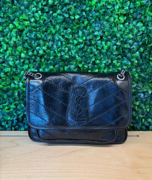 Saint Laurent Niki Baby Black - Black HDW