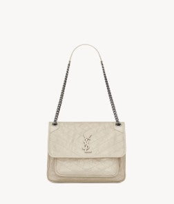 YSL Niki Medium Blanc Vintage