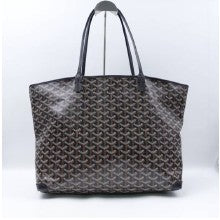 Goyard Artois Black Canvas Shoulder Bag