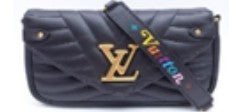 Louis Vuitton New Wave Woc Black Calfskin Shoulder Bag