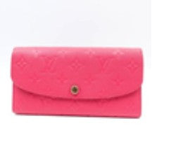 Louis Vuitton Emilie Pink Monogram Coated Canvas Wallet