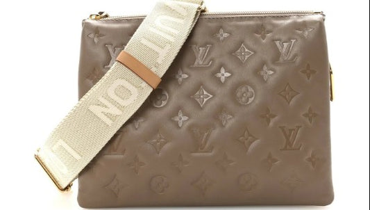 Coussin Bag Monogram Embossed Lambskin PM