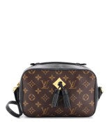 Louis Vuitton Saintonge Handbag Monogram Canvas with Leather