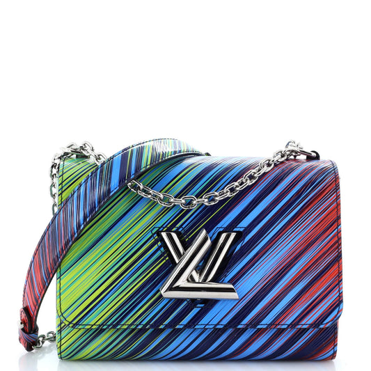 Louis Vuitton Twist Handbag Limited Edition Print Epi Leather MM