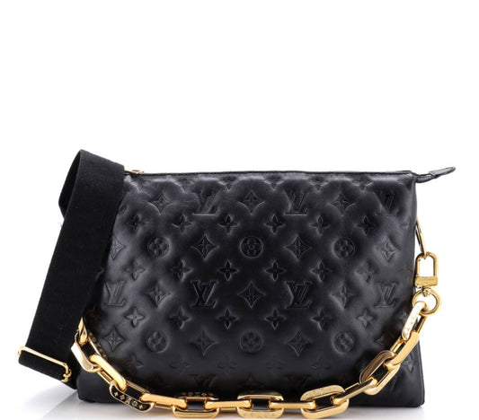 Louis Vuitton Coussin Bag Monogram Embossed Lambskin MM