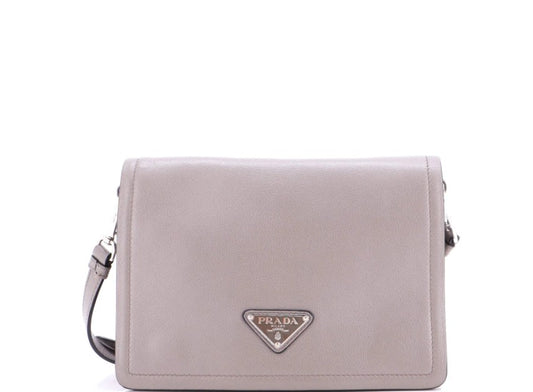 Prada Flap Messenger Glace Calf Small