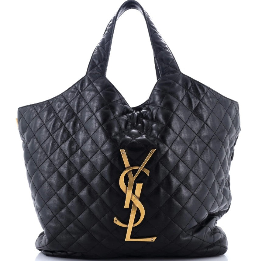 Saint Laurent Icare Shopping Tote Quilted Leather Maxi