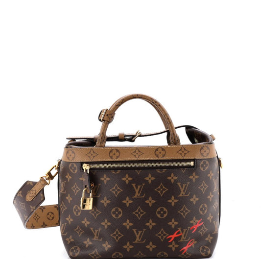 Louis Vuitton City Cruiser Handbag Reverse Monogram Canvas PM
