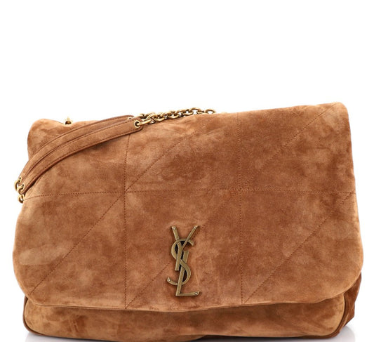 Saint Laurent Jamie 4.3 Shoulder Bag Quilted Suede Large