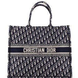 Christian Dior Book Tote Oblique Canvas Large