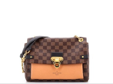 Louis Vuitton Vavin Handbag Damier with Leather PM