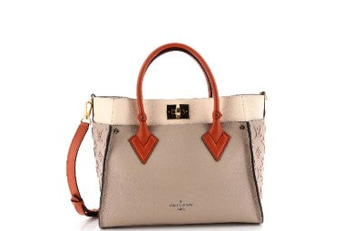 Louis Vuitton On My Side Tote Monogram Tuffetage Leather MM
