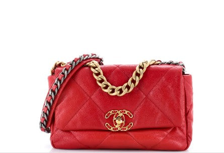 Chanel 19 Flap Bag Quilted Leather Medium