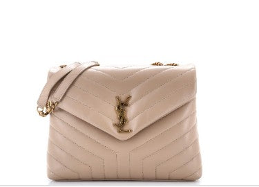 Saint Laurent Loulou Shoulder Bag Matelasse Chevron Leather Medium