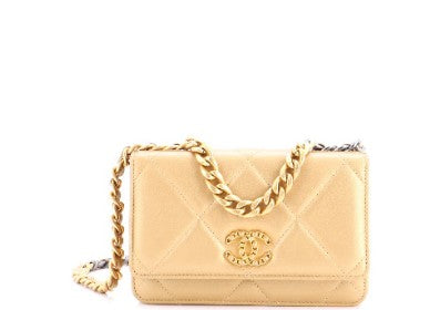 Chanel 19 Wallet on Chain Quilted Lambskin
