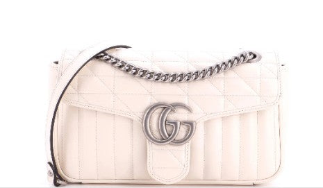 Gucci GG Marmont Flap Bag Mixed Matelasse Leather Medium