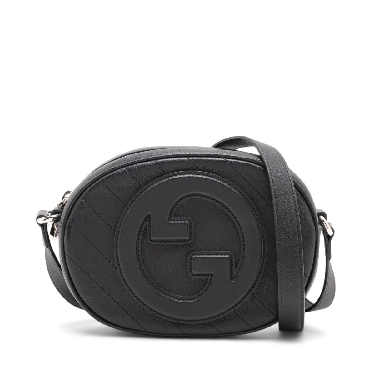 Gucci Blondie Leather Shoulder bag Black 760175