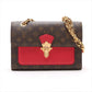 Louis Vuitton Monogram Victoire M41731 AH1108 Brown x red