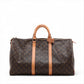 Louis Vuitton Monogram Keepall 50 M41426 FL0999 Brown