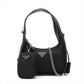 Prada Tessuto nylon x leather 2 Way Shoulder Bag Black 1BC114