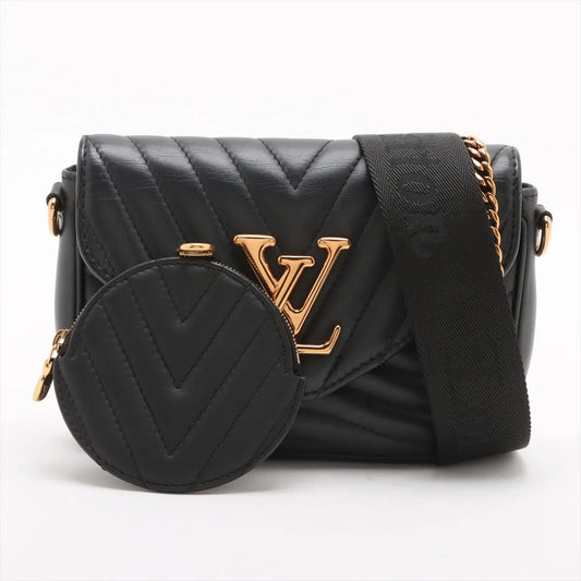Louis Vuitton New Wave Murty Pochette M56461 FN5220 Black