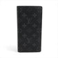 Louis Vuitton Monogram Eclipse Portefeuille Brazza M61697 Black Long Wallet