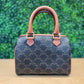 Celine Small Boston Bag Brown Triomphe