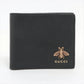 Gucci Animalier Bee 523664 Leather Wallet Black