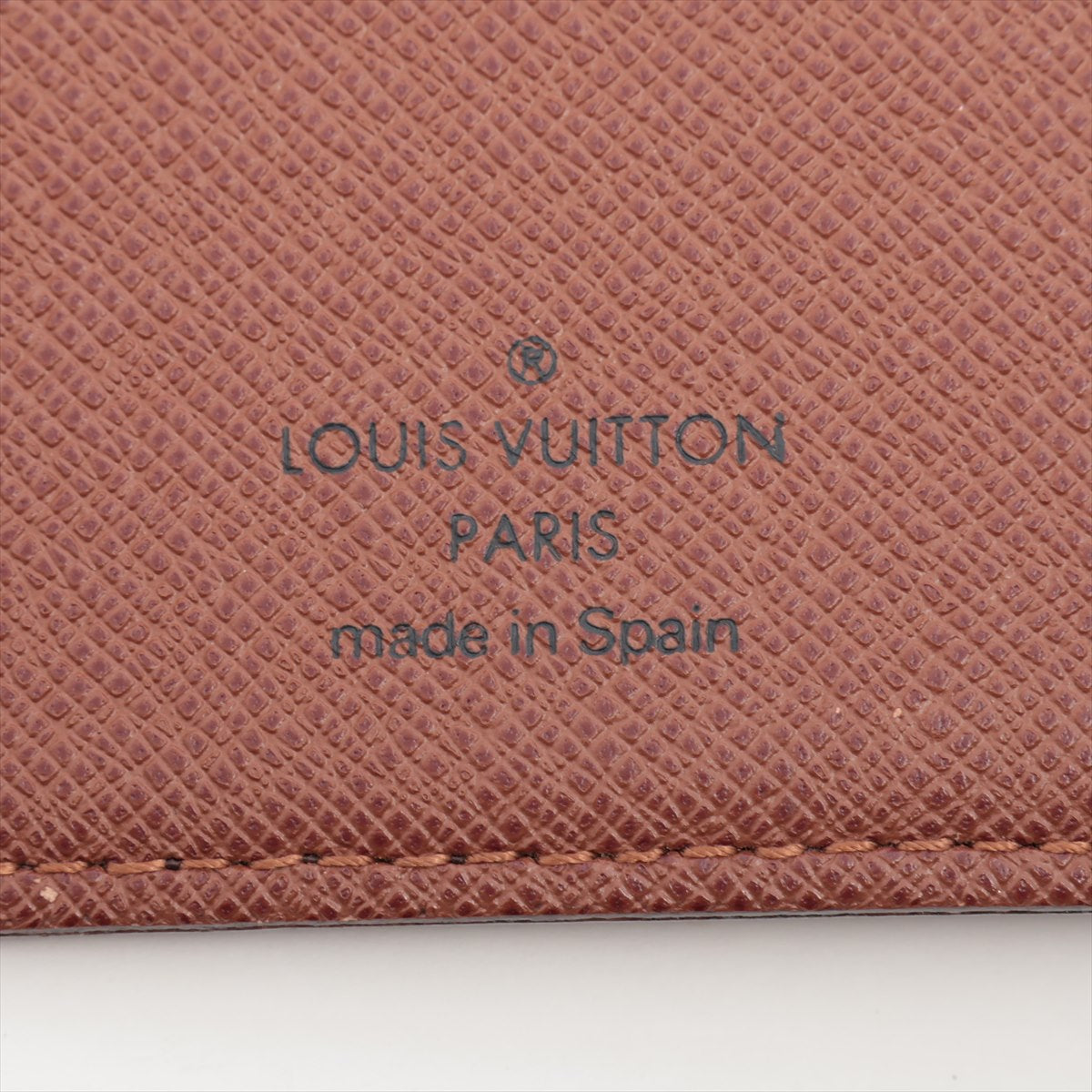 Louis Vuitton Monogram Agenda Poche R20503 CA1006 Brown Notebook cover