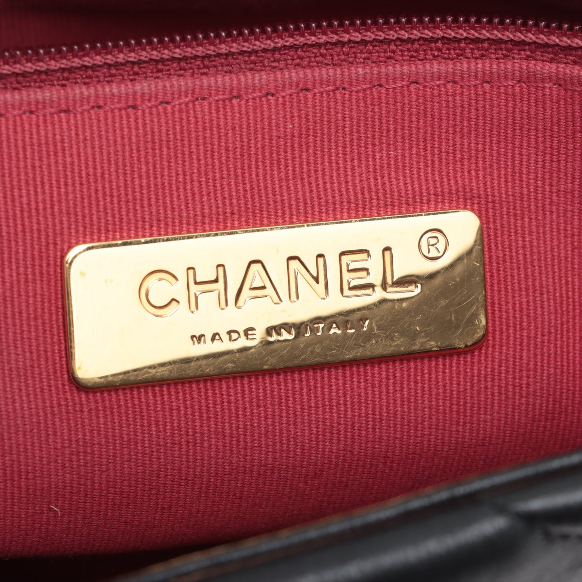 Chanel CHANEL 19 Lambskin Chain Shoulder Bag Black Gold x Silver Metal Fittings PKJP8KU3 AS1160