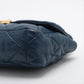 Chanel CHANEL 19 Large Lambskin Chain Shoulder Bag Navy Blue Gold x Silver Metal Fittings 29311318 AS1161
