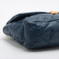 Chanel CHANEL 19 Large Lambskin Chain Shoulder Bag Navy Blue Gold x Silver Metal Fittings 29311318 AS1161