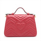 Gucci GG Marmont Leather 2 Way Shoulder Bag Red 547260