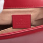 Gucci GG Marmont Leather 2 Way Shoulder Bag Red 547260