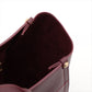 Chanel Deauville MM Caviar Skin 2 Way Tote Bag Burgundy Gold Metal Fittings