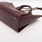Chanel Deauville MM Caviar Skin 2 Way Tote Bag Burgundy Gold Metal Fittings