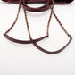 Chanel Deauville MM Caviar Skin 2 Way Tote Bag Burgundy Gold Metal Fittings
