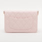 Chanel Matelasse Lambskin Chain Wallet Pearl Pink Gold Metal Fittings