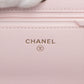 Chanel Matelasse Lambskin Chain Wallet Pearl Pink Gold Metal Fittings