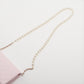 Chanel Matelasse Lambskin Chain Wallet Pearl Pink Gold Metal Fittings