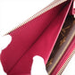 Louis Vuitton Monogram Portofeuille Clemence Fuschia Zip Round Wallet