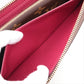 Louis Vuitton Monogram Portofeuille Clemence Fuschia Zip Round Wallet